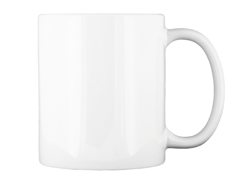 Foxdrop White Tea Mug White Kaos Back