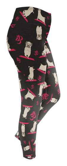 Pugs Leggings Custom Legging T-Shirt Back