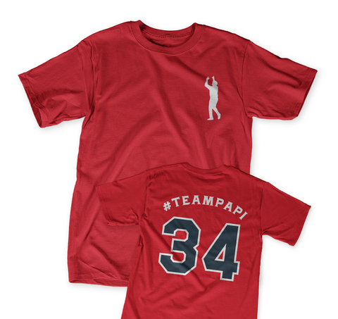 #Teampapi 34 Classic Red T-Shirt Front
