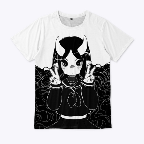 All Over Tee Oni Girl Standard T-Shirt Front
