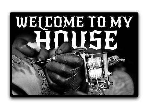 Welcome To My House Standard Camiseta Front