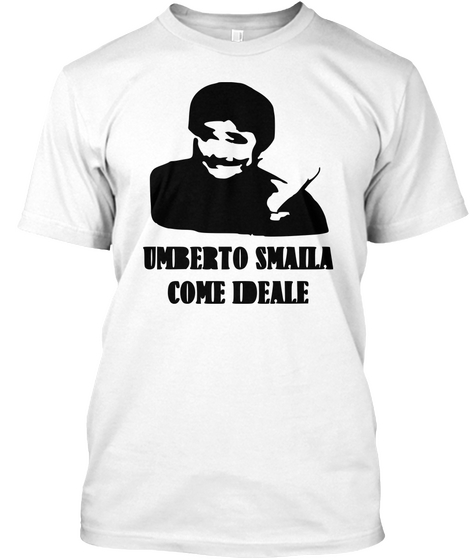 Umberto Smaila Come Ideale White T-Shirt Front