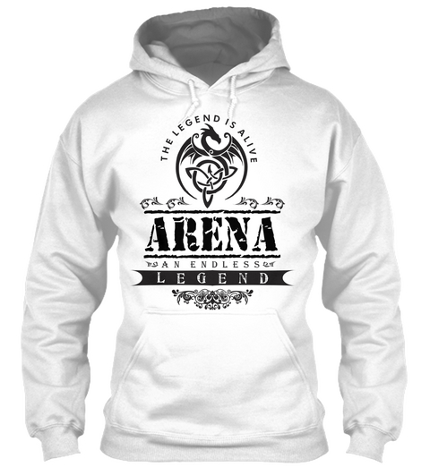 The Legend Is Alive Arena  An Endless Legend White Camiseta Front