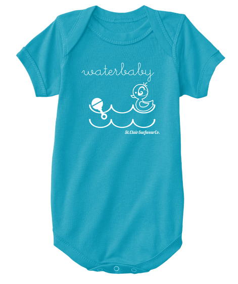 Water Body St. Clair Surfwear Co. Turquoise T-Shirt Front