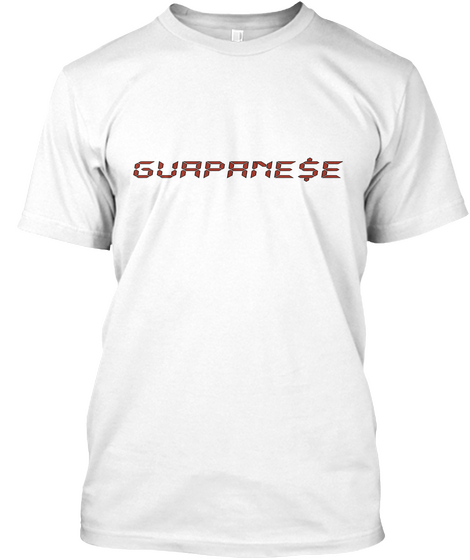 Guapane$E White áo T-Shirt Front