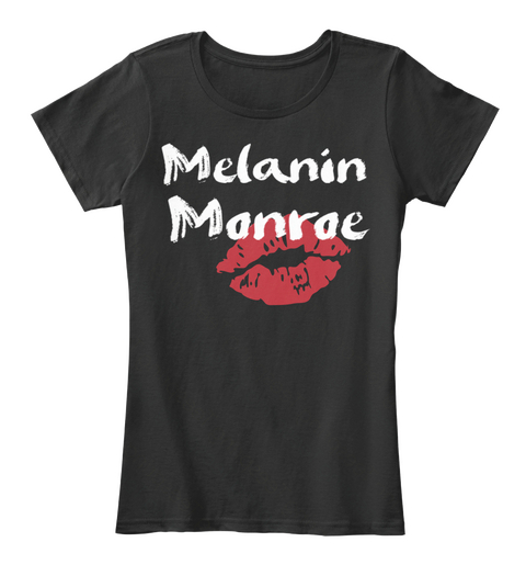 Melanin Manrae Black T-Shirt Front