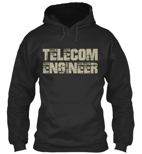 Telecom Engineer Jet Black Kaos Front