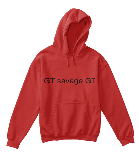 Gt Savage Gt Red Maglietta Front