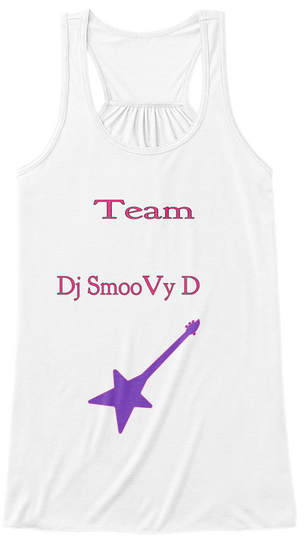 Team Dj Smoo Vy D White T-Shirt Front