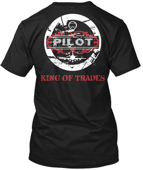 Pilot King Of Trades Black Camiseta Back