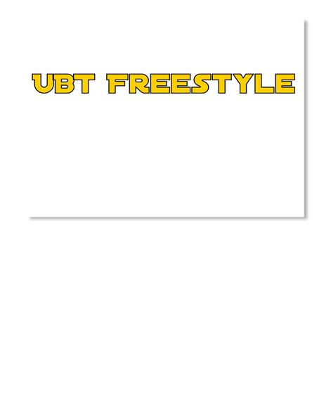 Ubt Freestyle White T-Shirt Front