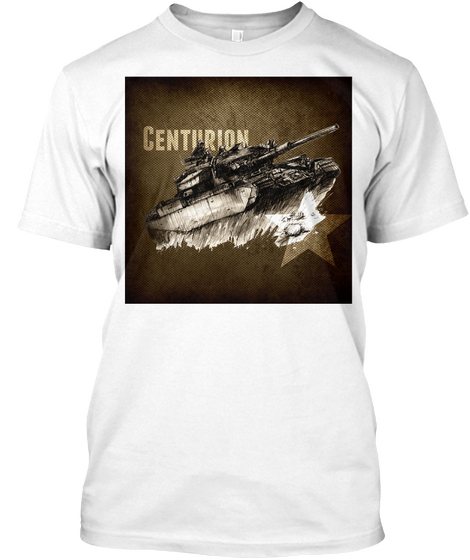 Centurion Battle Tank White Camiseta Front