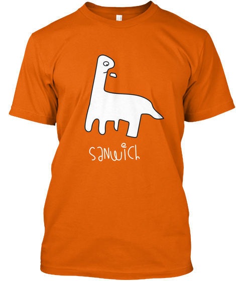 Sanwich Orange áo T-Shirt Front
