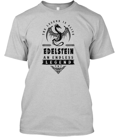 Edelstein Family Name Legend Light Steel T-Shirt Front