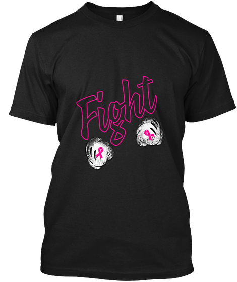 Fight T Shirt Black T-Shirt Front