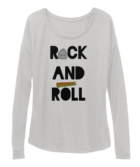 Rock And Roll Athletic Heather Camiseta Front