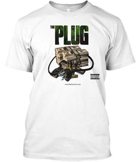 The Plug  Advisory White T-Shirt Front