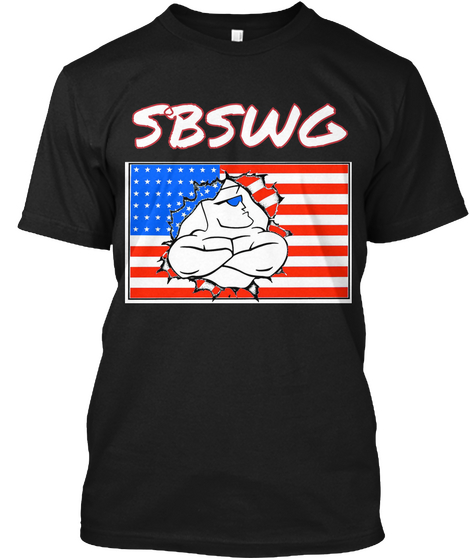 Sbswg Black T-Shirt Front
