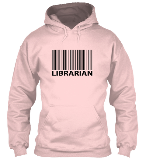 Librarian Light Pink T-Shirt Front