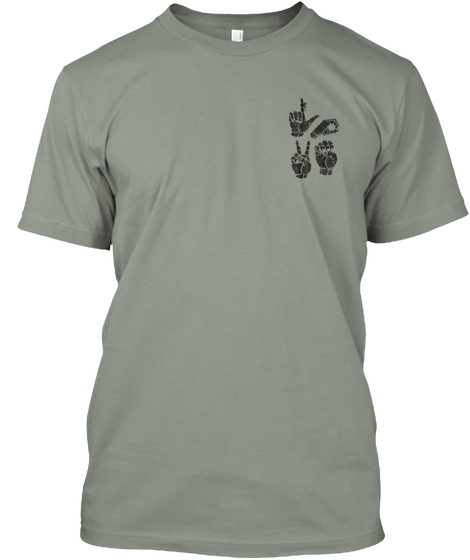 Limited Edition Love Sign Shirt! Grey áo T-Shirt Front