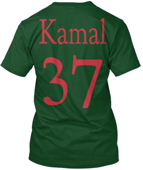 Kamal 37 Deep Forest T-Shirt Back