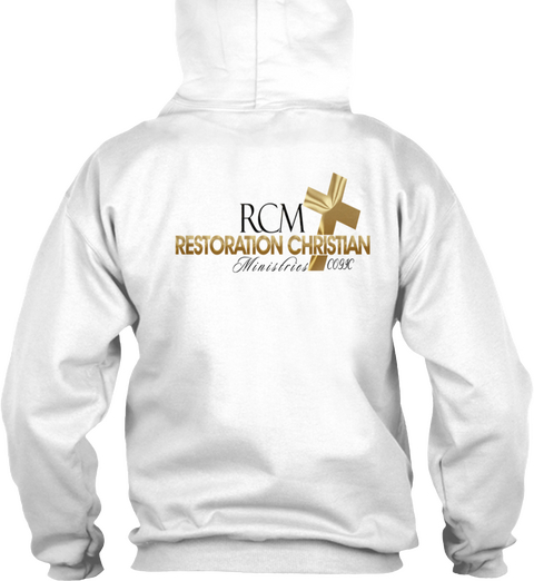 Rcm Teen Ministry White Kaos Back
