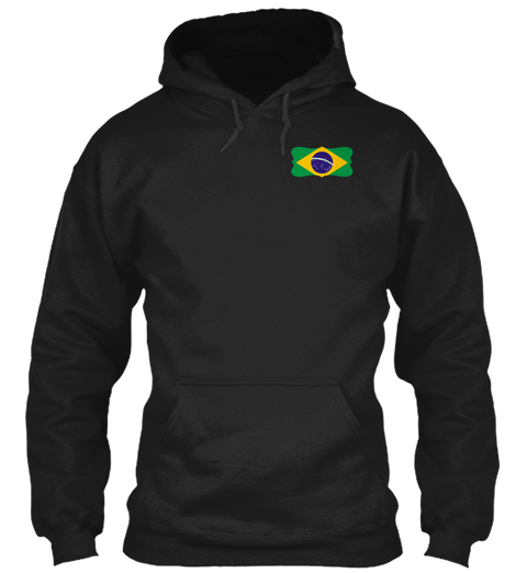 Crazy Brazilian Black T-Shirt Front