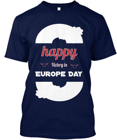 Happy Victory In Europe Day Navy Kaos Front