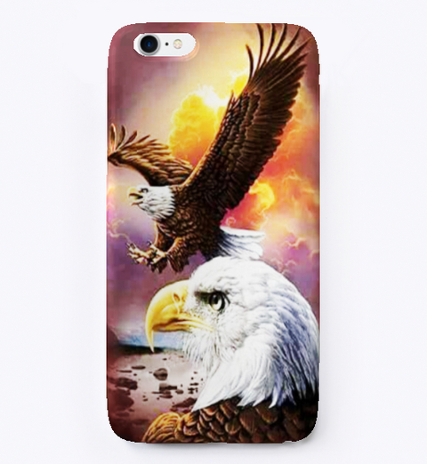 American Usa Eagle I Phone Case Standard Camiseta Front