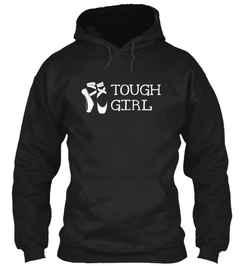 Tough Girl Black áo T-Shirt Front