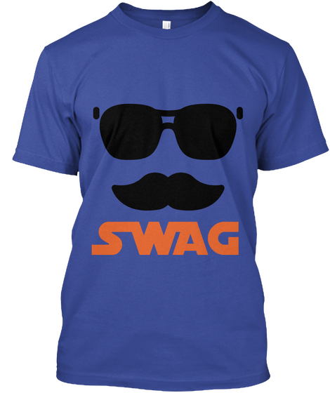 Swag Deep Royal T-Shirt Front