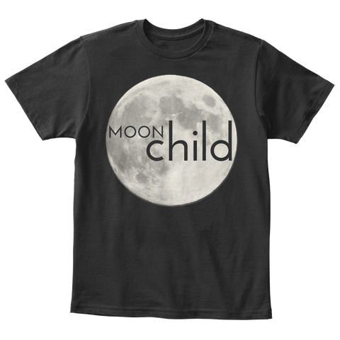 Moon Child Black Maglietta Front