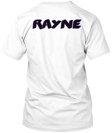 Rayne White áo T-Shirt Back