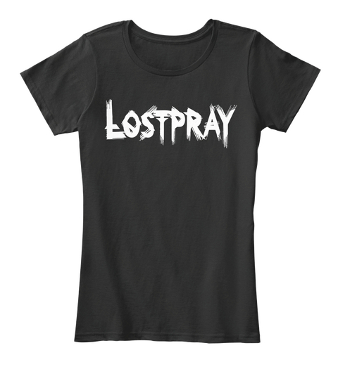 Lostpray Black T-Shirt Front