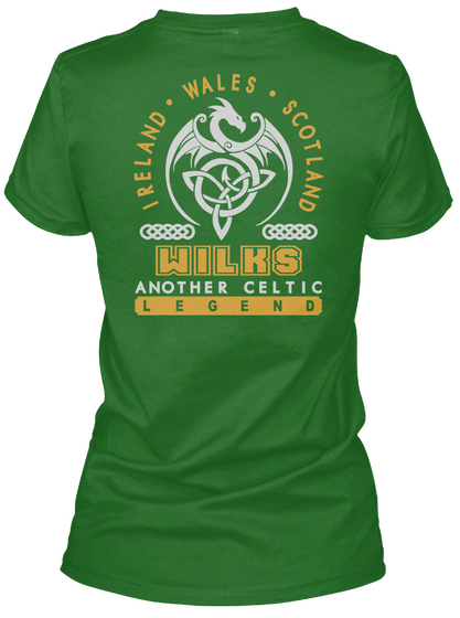 Wilks Another Celtic Thing Shirts Irish Green Kaos Back