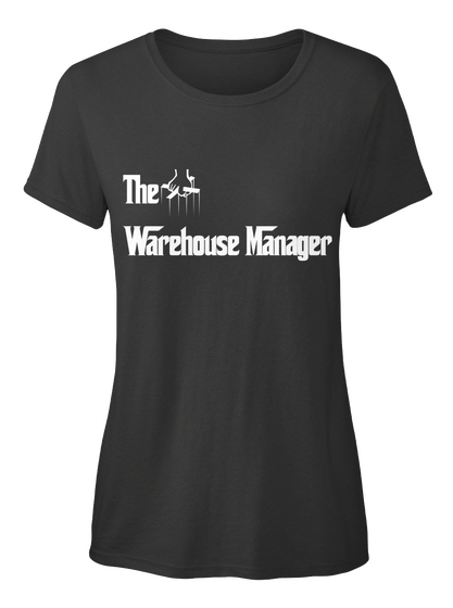 The Warehouse Manager Black áo T-Shirt Front