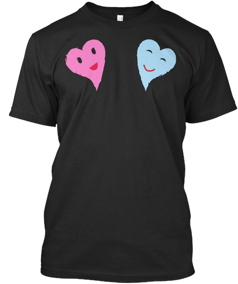 Funny Couples T Shirts Black T-Shirt Front