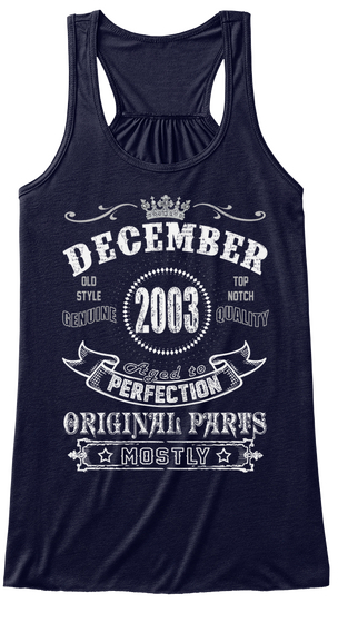 2003 December Aged To Perfection Midnight T-Shirt Front