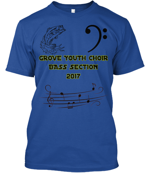 Grove Youth Choir
Bass Section
2017 Deep Royal T-Shirt Front