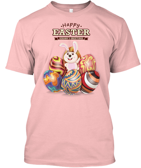 Limited Easter Season Pale Pink áo T-Shirt Front