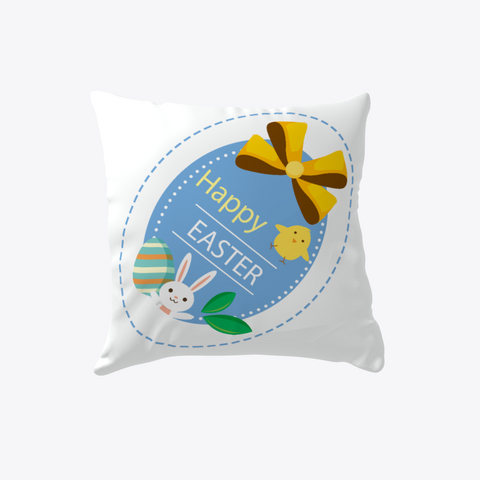 Indoor Pillow Happy Easter Standard T-Shirt Back