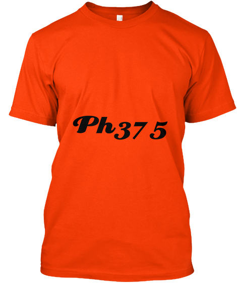 Ph375 Orange áo T-Shirt Front