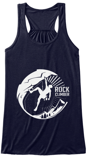 Rock Climber Midnight Camiseta Front