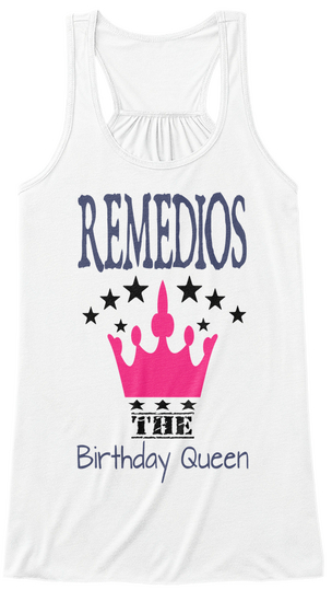Remedios The Birthday Queen White áo T-Shirt Front