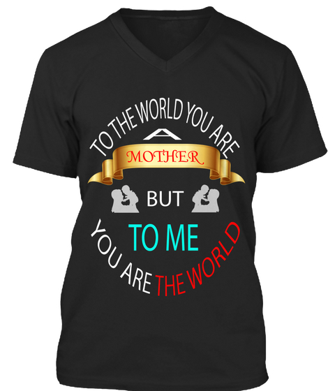 Mother Is The World Black Camiseta Front
