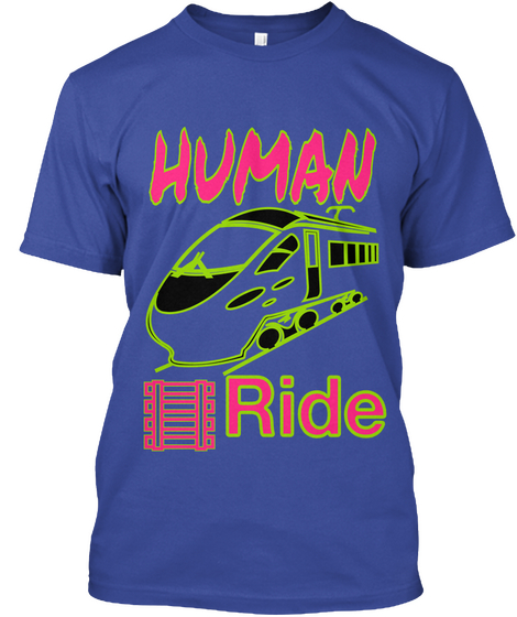 Human Ride Deep Royal Camiseta Front