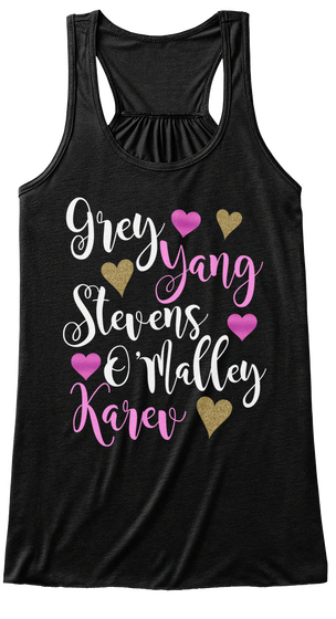 Grey Yang Stevens O'malley Karen Black T-Shirt Front