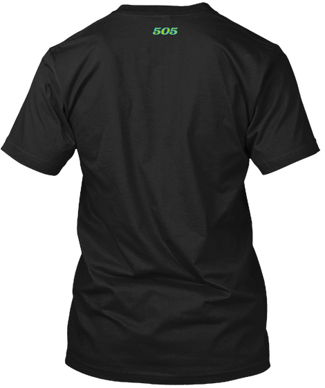 505 Black T-Shirt Back