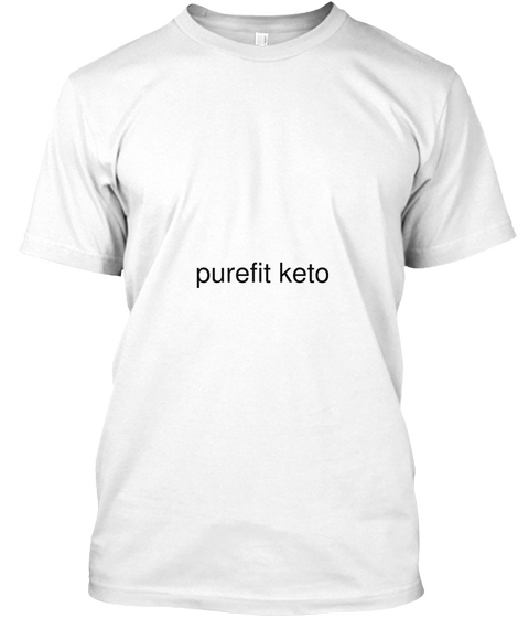 Purefit Keto White T-Shirt Front