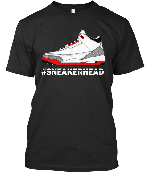 Sneakerhead Black T-Shirt Front